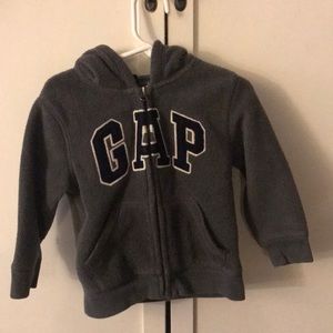 GAP zip up sweatshirt 3t